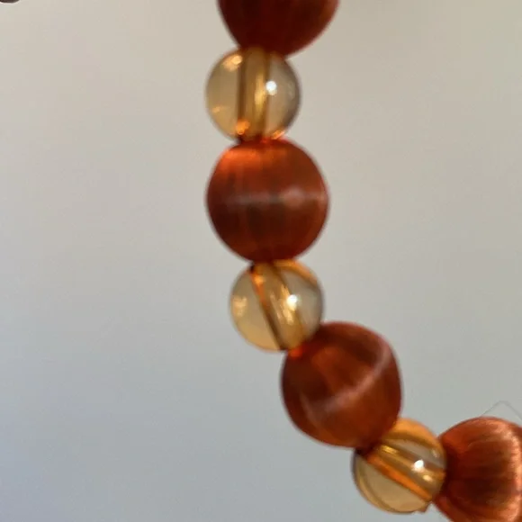 Vtg Threaded Bead Bracelet - Picture 2 of 3